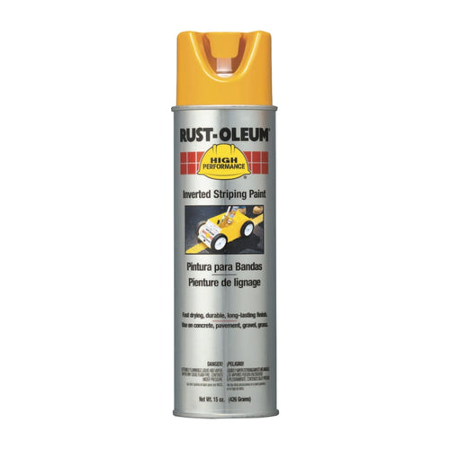 High Performance 2300 System Inverted Striping Paints,20oz Aerosol, Yellow,Matte