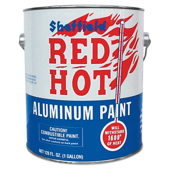 Red Hot High Heat Aluminum Paints, 1 Gallon