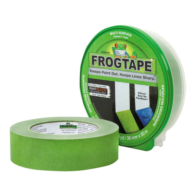 FrogTape Multi-Surface Painter's Tapes, 24mm x 55m, 5.7 mil, Green