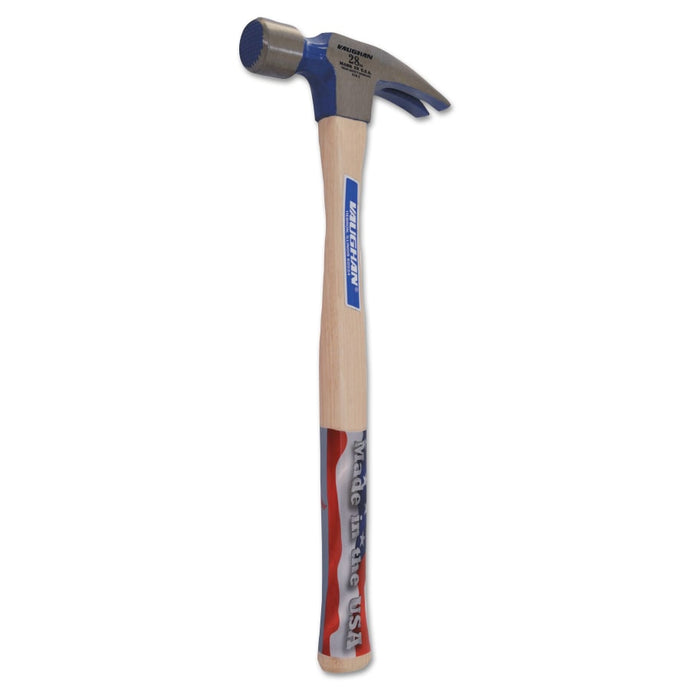 Framing Rip Hammer, Forged Steel, Straight White Hickory Handle, 18 in, 2.38 lb