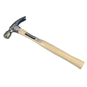 Framing Rip Hammer, Forged Steel, Straight White Hickory Handle, 14 in, 1.81 lb