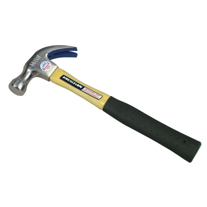 Octagon Hammer, Forged Steel Head, Straight Fiberglass Handle, 13 in, 1.63 lb