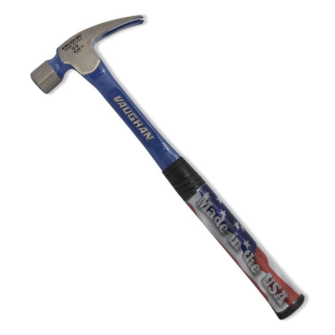 Milled Face Solid Steel Rip Hammer, 16 in, 22 oz