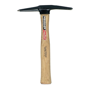 Welder's Chipping Hammers, 11-1/4 in, 12 oz Head, Chisel and Pointed Tip, Hickory Handle