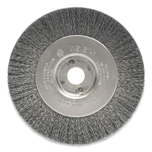 Narrow Face Crimped Wire Wheel, 4 in D x 1/2 in W, .0118 in Steel, 6,000 rpm