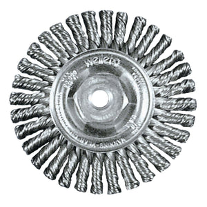 Roughneck® Stringer Bead Wheel, 4 in D x 3/16 W, .02 in Wire, M10x1.25 Nut