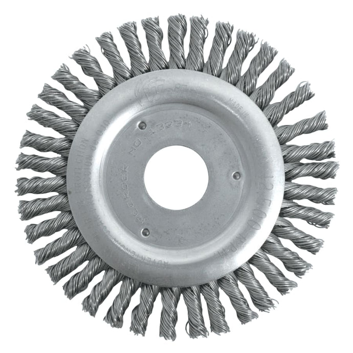 Roughneck® Stringer Bead Wheel, 4 1/2 in D x 3/16 W, .02 Steel Wire, 12,500 rpm