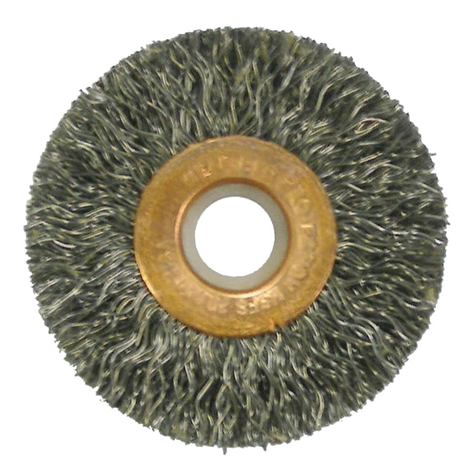 Copper Center™  Wire Wheel, 2 in D x 3/8 in W, .014 in Steel Wire, 20,000 rpm