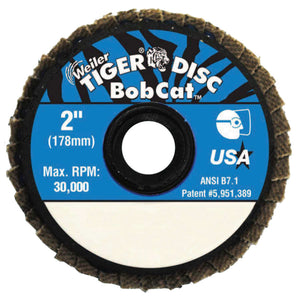 Bobcat Flap Discs, Zirconium, 2 in Dia., 40 Grit