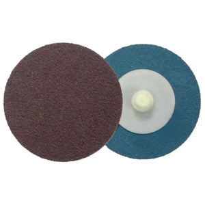 Plastic Button Style Blending Discs, Aluminum Oxide, 2 in Dia., 60 Grit