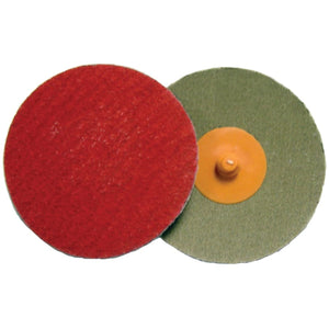 Plastic Button Style Blending Discs, Ceramic, 3 in Dia., 36 Grit