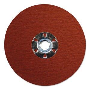 Tiger Ceramic Resin Fiber Discs, 5 in Dia, 5/8 Arbor, 80 Grit, Ceramic