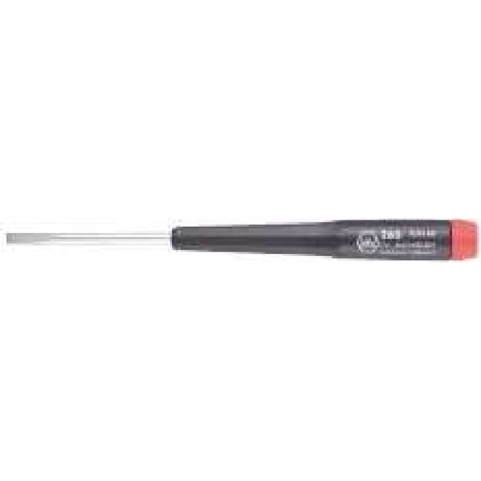 Slotted Precision Screwdrivers, 1/8 in, 8.27 in Overall L