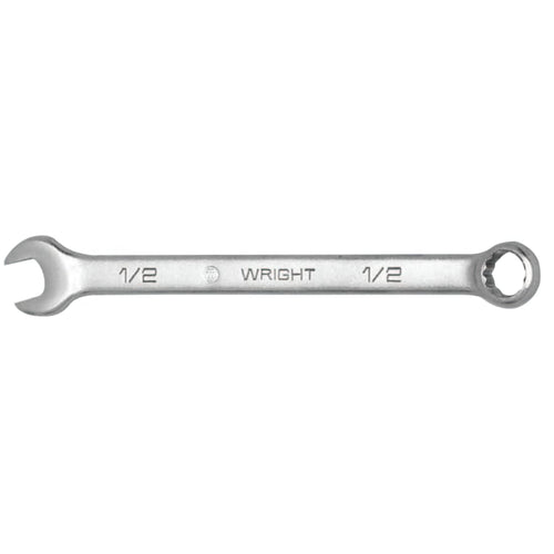 12 Point Flat Stem Combination Wrenches, 1/2 in Opening, 7 5/32 in
