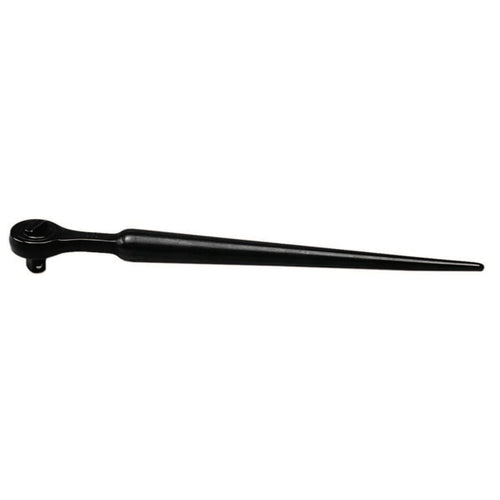 1/2 in Drive Ratchets, Round 15 in, Black, Tapered Handle
