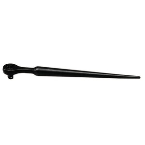 1/2 in Drive Ratchets, Round 15 in, Black, Tapered Handle