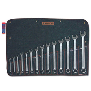 14 Pc. Combination Wrench Sets, 12 Points, Inch, Chrome Plated